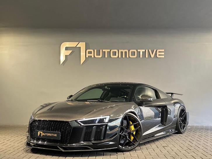 Audi R8 5.2 FSI V10 quattro Plus Ceramic|B&O|Carbon|Sportuit, Auto's, Audi, Bedrijf, Te koop, R8, 4x4, ABS, Achteruitrijcamera