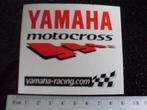 ruit sticker yamaha motocross racing logo motorcross, Verzamelen, Stickers, Auto of Motor, Zo goed als nieuw, Verzenden