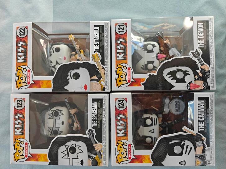 Funko Pop! Rocks KISS Complete set, Verzamelen, Poppetjes en Figuurtjes, Nieuw, Ophalen of Verzenden