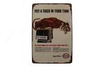 Metalen bord Esso Tiger, Ophalen of Verzenden, Nieuw, Reclamebord