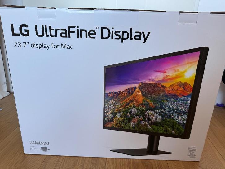 LG UltraFine 24MD4KL-B 4K-monitor (24 inch) (Mac), Computers en Software, Monitoren, Zo goed als nieuw, 60 Hz of minder, Thunderbolt