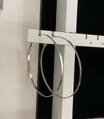 Hoepel oorbellen, zilverkleurig, Overige materialen, Hangers, Ophalen of Verzenden, Zo goed als nieuw
