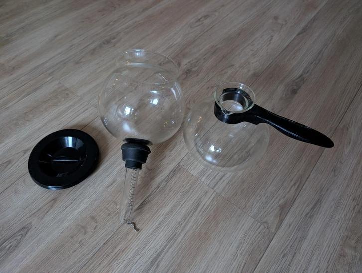 Bodum Pebo Vacuum Koffiezetapparaat, Witgoed en Apparatuur, Koffiezetapparaten, Zo goed als nieuw, Gemalen koffie, Koffiemachine