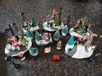 6 kersttafereeltjes met verlichting en wat losse spullen, Diversen, Kerst, Ophalen of Verzenden