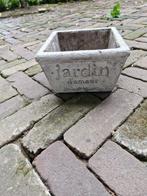 mooi handgemaakt bloembakje 20 bij 20 cm en 12 hoogte, Tuin en Terras, Bloempotten, Rond, Binnen, Ophalen of Verzenden, Zo goed als nieuw