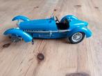 Blauwe Burago Bugatti, type 59 (1934), Verzenden, Gebruikt