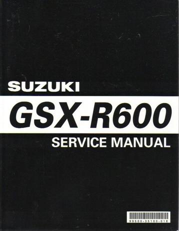 Suzuki GSX R600 Service Manual (4754z) beschikbaar voor biedingen
