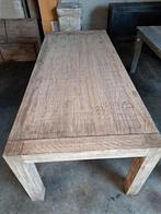 Stoere, landelijk-strakke eettafel, 200 cm of meer, Nieuw, 100 tot 150 cm, Teakhout