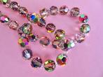 jwg Vintage 50s 60s aurora borealis kristal kralen ketting, Verzenden, Overige materialen, Ketting