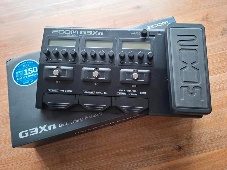 Zoom G3Xn effectprocessor voor gitaar incl doos i.z.g.st.., Muziek en Instrumenten, Effecten, Zo goed als nieuw, Ophalen of Verzenden