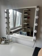 Make up spiegel met lampen, Minder dan 50 cm, Ophalen of Verzenden, Zo goed als nieuw, Minder dan 100 cm
