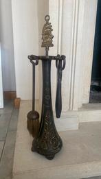 Haardset koper, Ophalen of Verzenden, Gebruikt