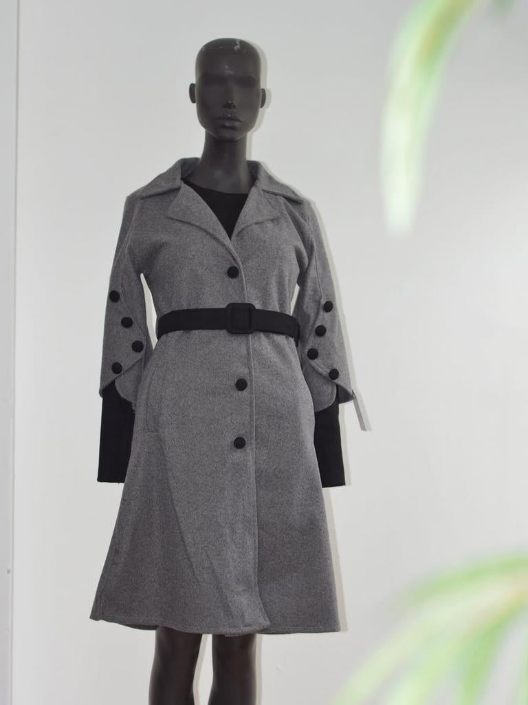 Jas met trui - Sluitingskorting!, Kleding | Dames, Jassen | Winter, Onbekend, Ophalen of Verzenden, Nieuw, Grijs