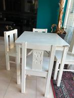 Kinder tafel met 4 stoelen, Ophalen, Gebruikt, Tafel(s) en Stoel(en)