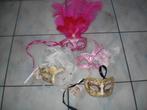 4 venetiaanse maskers, gemerkt met certificaat, Antiek en Kunst, Curiosa en Brocante, Ophalen of Verzenden