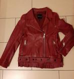 Nikkie leren jas met riem beide echt leer maat 36, Kleding | Dames, Jassen | Zomer, Ophalen of Verzenden, Zo goed als nieuw, Nikkie