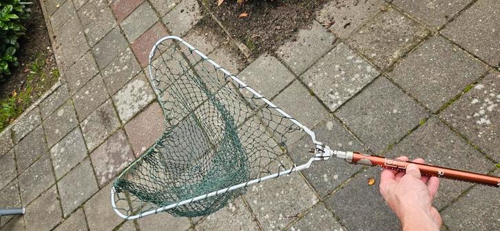 Vintage Dam net, Watersport en Boten, Hengelsport | Witvissen, Gebruikt, Net of Fuik, Ophalen of Verzenden