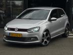 Volkswagen Polo 1.4 TSI GTI CARPLAY/CAMERA/DSG/NAP/STLVRM/RI, Auto's, Euro 5, Zwart, 4 cilinders, Leder en Stof