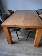 Eiken Eettafel met 4 Stoelen - Zeer Nette Set!, Huis en Inrichting, Tafels | Eettafels, Ophalen, Eikenhout, 50 tot 100 cm, Zo goed als nieuw