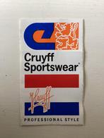 Sticker Cruijff Sportswear (Johan Cruijff), Verzamelen, Stickers, Merk, Zo goed als nieuw, Verzenden