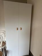 Witte kledingkast met deuren, Huis en Inrichting, Kasten | Kledingkasten, Overige materialen, Gebruikt, 150 tot 200 cm, 50 tot 100 cm