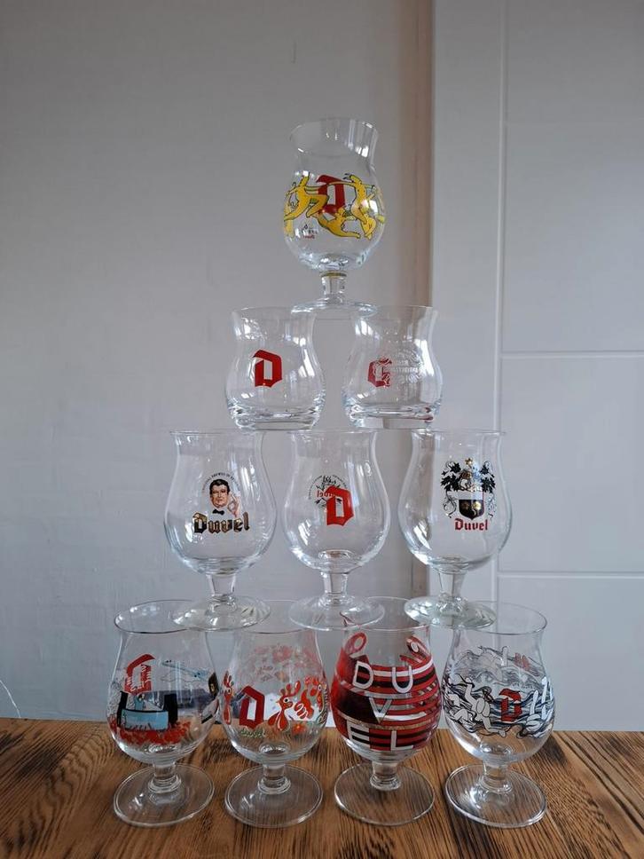 Duvel Glazen Collectie - Speciale Edities, Huis en Inrichting, Keuken | Servies, Zo goed als nieuw, Glas of Glazen, Overige stijlen