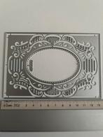Snijmal / embossing ondergrond met ovaal, Ophalen of Verzenden, Nieuw, Overige thema's, Pons of Mal