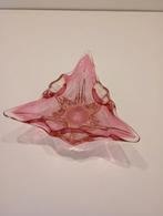 Vintage roze  Murano glazen schaal, Schaal, Ophalen of Verzenden, Overige vormen, Glas