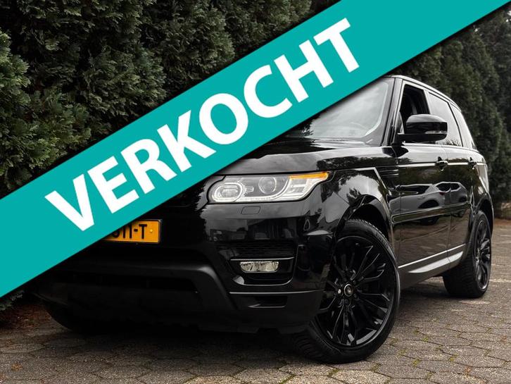 Land Rover Range Rover Sport 3.0 HSE Dynamic | Black on Blac, Auto's, Land Rover, Bedrijf, Te koop, 4x4, ABS, Achteruitrijcamera