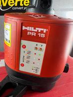 Hilti PR15 Roterende Laser | in koffer | SALE | 366203, Doe-het-zelf en Verbouw, Ophalen of Verzenden, Gebruikt, Inhoud