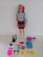 Barbie Leopard Rainbow Hair GRN81, Ophalen of Verzenden, Zo goed als nieuw, Barbie
