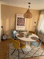 Ronde Eettafel, Huis en Inrichting, Tafels | Eettafels, Ophalen, Kunststof, Gebruikt, 100 tot 150 cm