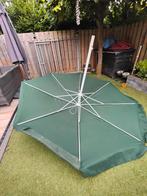 Zware kwaliteit parasol (horecaparasol) rond groen 3m, Tuin en Terras, Parasols, Ophalen, Zo goed als nieuw, 3 tot 4 meter, Stokparasol