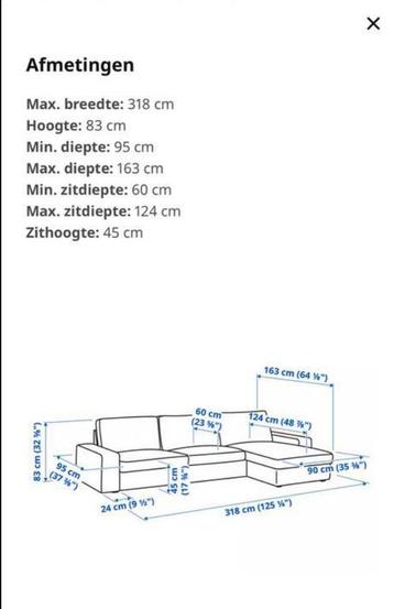 Ikea Kivik Hoekbank - Comfortabel & Stijlvol! - afbeelding 2