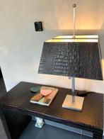Philipp Plein Paris Croco barok baroque RVS tafellamp sets, Ophalen, Zo goed als nieuw, Glas, 75 cm of meer