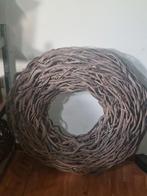 Te koop xxl krans 80 cm grey, Ophalen, Zo goed als nieuw