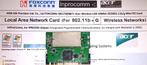 Inprocomm IP2220 T60N871 Foxconn 54g Mini PCI netwerkkaart