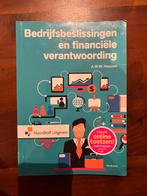 Bedrijfsbeslissingen en financiele verantwoording, Ophalen of Verzenden, Zo goed als nieuw, A.W.W. Heezen