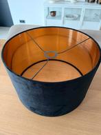 Zwarte Velours Lampenkap Rond - 40cm, Huis en Inrichting, Lampen | Lampenkappen, 25 tot 50 cm, Zwart, Rond, Nieuw