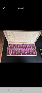 Vintage vorkjes advocaat lepeltjes orgineel, Antiek en Kunst, Ophalen of Verzenden