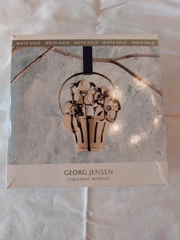 Georg Jensen kerstornament 2008 witgoud beschikbaar voor biedingen