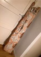 Groot houten Asmat beeld, schild Papoea Nieuw-Guinea., Ophalen of Verzenden