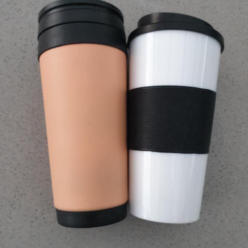 2 thermobekers/ warmhoudbekers, Sport en Fitness, Bidons, Zo goed als nieuw, Ophalen of Verzenden