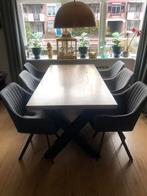 Eettafel, Ophalen, 50 tot 100 cm, Zo goed als nieuw, Vijf personen of meer