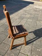 6 Eiken Houten Stoelen, Ophalen, Gebruikt, Bruin, Vijf, Zes of meer stoelen