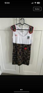 Carnaval jurkje leger army S, Carnaval, Ophalen of Verzenden, Zo goed als nieuw, Kleding