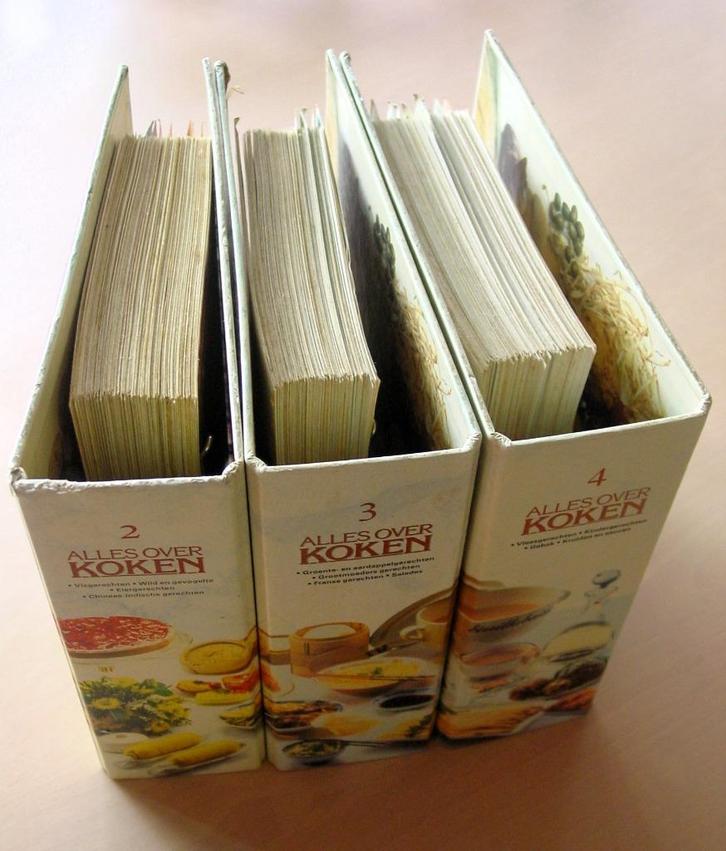 vintage kookboeken Lekturama Alles over koken deel 2, 3, 4, Boeken, Kookboeken, Gelezen, Voorgerechten en Soepen, Hoofdgerechten