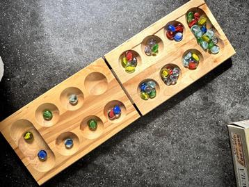 Houten Mancala bordspel beschikbaar voor biedingen