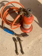 Zink soldeer gasbrander met vul nippels, Doe-het-zelf en Verbouw, Gereedschap | Lasapparaten, Zo goed als nieuw, Ophalen