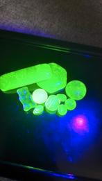 Uranium trinkets set 2, Antiek en Kunst, Antiek | Glas en Kristal, Ophalen of Verzenden